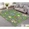 Mattor Fantasy Fairy Cartoon Kids Play Mat Board Game Stora mattor för vardagsrumsplanetmattor Maze Princess Style42021668 Drop Del Dho3u