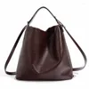Bag Large Capacity Women Chain Shoulder Tote Bags Underarm Bolsas Feminina Genuine Leather Bolsos Mujer Handbags Crossbady