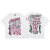 Designer Hellstar Mens T-shirt Men Plus Tees Rapper lavage lourde Craft Unisexe Tshirts à manches