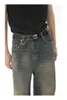 Jeans pour femmes Femmes Harajuku Taille haute Streetwear Baggy Hip-Hop Pantalon droit jambe large surdimensionné 2000s Y2K Feamle