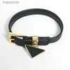 Mens Clover Armband Classic Jewelry Designer Women Leather Armband Luxury Casual Men Womens Unisex Triangle Fashion P 2205161D UBB9