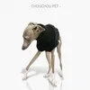 Vêtements pour chiens Lévrier italien Printemps Gilet en laine élastique doux respirant et confortable Whippet Vêtements à col haut