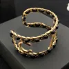 2024 Fashionable Crystal Bangles Designer Bracelets Band Letter Bangle Women 18K Gold Plated Silver Titanium Steel Love Gift Wristband Cuff Classic Jewelry Gifts