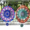 Large Wind Spinners Outdoor Garden Hanging Ornaments Kinetic Metal Sculpture Spinner Chimes Mandala Yard Decoration Luxury Gift 240304