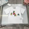 Marca bebê tshirt vários estilos meninos camiseta tamanho 100-160 cm designer crianças roupas logotipo impressão meninas manga curta camisetas 24mar