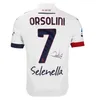 23-24 Bologna men's football jersey # 3 POSCH # 7 ORSOLINI # 10 KARLSSON # 19 FERGUSON home and away jersey