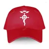 Ball Caps Unisex Merk Baseball Cap Boyfriend Hoeden Fullmetal Alchemist Anime Cartoon Mannelijke Volwassen Mode Ademend Casual Zonnehoed