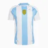 Argentina Camisa de futebol 2024 2025 Seleção nacional Home Away Camisa de futebol 24/25 Versão do jogador MESSIS DI MARIA LAUTARO MARTINEZ masculino kit feminino MAC ALLISTER DYBALA