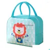 Borse portaoggetti Borsa per il pranzo carina Cartone animato Bento Box Piccola borsa termica per bambini Contenitore per scuola per bambini Tote Borsa Consegna a goccia Dhioh