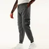 Pantalons pour hommes Mode Ins Cargo Pied ample Casual Version coréenne de la tendance Neuf points Bound Feet