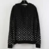 Kobiet Sweters Designer Lvjia Knitted Cardigan 2023 Autumn/Winter New High Edition Nanyou w stylu europejskim w stylu męskim i długim rękawem Sweter EMFJ