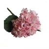 Декоративные цветы 5 см помпон из искусственного шелка, головка гортензии, домашнее свадебное украшение, скрапбукинг, искусственные цветочные венки