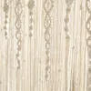 マクラメカーテン壁吊り織られたタペストリードアハンギールームディバイダーカーテンウェディングカーテン自由hoho壁背景装飾240304