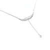 Pendant Necklaces Sterling Sier Zircon Jewelry