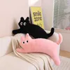 Cuscino per bambola gatto da 100 cm cuscino per ragazza che dorme bambola di stoffa morbido cuscino per divano peluche regalo di compleanno trasporto marittimo gratuito