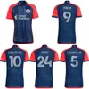 24-25 Soccer FC Revolution 9 Giacomo Vrioni Jerseys 8 Matt Polster 24 DeJuan Jones 5 Tomas Chancalay 1 Henrich Ravas 10 Carles Gil 17 Bobby Wood Football Shirt Kits