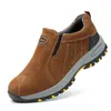 Fitness Shoes Workplace Safety Suppies Mens Security & Protection Steel Toe Cap Male's Working Puncture Proof Shoe Casual Sneakers
