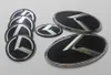 7pcs 1set Siyah K logo rozeti amblemi Kia Optima K5 20112017 Araba Emblems8864321