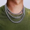 lyxdesigner halsband smycken hjärta kvinnor mens halsband silver guld kubansk länk kedjor kvinnor titan rostfritt stål herr guld kedja för man gåvor w589