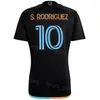 2024 2025 New York City FC 10 RODRIGUEZ voetbalshirts 9 BAKRAR 55 PARKS 6 SANDS 22 OTOOLE 43 MAGNO 21 JASSON Aangepaste naamnummer Team Zwart voetbalshirt Kits Uniform