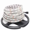 Tiras LED SMD 5050 Luz de tira à prova d'água DC12V 5M 300Leds Rgb Flexível Fita Fita Lâmpada Adicionar 24Key Controlador Drop Delivery Luzes Li DH16Y