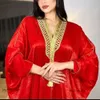 Abaya Dubai Turkiet Muslim Hijab Dress Ethnic Clothing Islam Afrikanska klänningar för kvinnor Kaftan Robe Femme Longue Musulman de Mode Kabyle 265