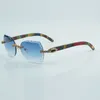 Ny produktbukett Classics Diamond och klipper solglasögon 8300817 med naturliga påfågelvästarnas storlek 60-18-135 mm
