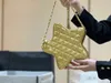 10A 가방 디자이너 여성 메신저 가방 남자 지갑 고급스러운 특허 가죽 금속 반짝이는 별 단수형 체인 가방 어깨 가방 고품질 핸드백 어깨 지갑