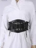 Bälten 1PC Women Gommet Lace Up Fashionable Corset Belt for Clothes Decorationy240316