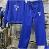 Kvinnors träningsdräkter mode Kvinnor Tracksuits PD Designer Hoodie byxor Tvådelar broderade huvtröja Pants Passar Womens Sports Dhtlt