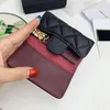 Porte-clés en cuir véritable pour femmes, porte-clés, pochette de rangement, portefeuille fendu en vache, porte-clés de femme de ménage, Mini sac à cartes 262x