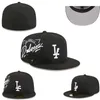 40 färger mäns baseballmonterade hattar brun SD-sport full stängd designer kepsar svart färg new york baseball cap chapeau syade en Lettter Love Hustle LA OC26-03