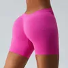 Shorts actifs femmes Yoga taille haute entraînement Fitness décontracté ascenseur BuFitness dames salle de sport en cours d'exécution pantalons courts vêtements de sport