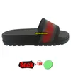 Designer Sandals Web Slide Sandal White Black Rubber Bloom Floral Fabric Red Green Flat claquette luxe Luxury Mens Summer Shoes Womens Ladies Slippers Slides