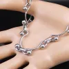 Y2K Choker Chain Necklace for Women Girl14K White Gold Gothic Accessories Men Neck smycken Party Anniversary Gift