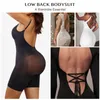 Fajas Colombianas Backless Bodysuit Tummy Controle Shapewear Lage Rug Afslanken Schede Vrouwen Platte Buik Butt Lifter Shapers 240314