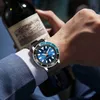 Outros relógios HOT Business Mens Totalmente Automático Mecânico ONOLA Couro Genuíno À Prova D 'Água Casual Mens Relógio Y240316