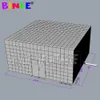 12mLx7mWx4mH (40x23x13.2ft) white inflatable cube tent with bubbles cubic event marquee party wedding promotional square house for exhibition