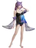 Costume da bagno da donna Gioco Genshin Impact Cosplay Come Keqing Costume da bagno estivo Anime Donna Sexy Costumi da bagno divisi 2022 Bikini Taglie S-XLC24315