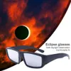 نظارات شمسية معتمدة من نظارات Eclipse معتمدة من الضوء الفائق والحجم المدمج مريح مناسبة لنظارات مشاهدة الشمس H240316