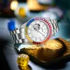 Altri orologi Moda con diamanti colorati scavati da uomo ONOLA Cinturino meccanico di precisione completamente automatico per orologio da uomo Y240316