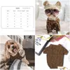 Vêtements pour chiens Vêtements d'hiver pour animaux de compagnie Vêtements de créateurs Pulls pour chiots mignons Lettre F Chiens de luxe Vêtements pour animaux de compagnie Pull chaud pour grand out otwlw