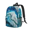 Mochila de cura de água salgada cachecol design menino menina bookbag casual estudantes sacos de escola portátil mochila ombro grande capacidade