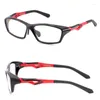 Solglasögon ramar kvalitet tr90 män stil sport ögonglasögon mode full fälgoptisk ram för designkörande skådespelarglasögon