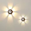 벽 램프 LED 조명 창조적 인 원형 조명 실내 야외 매달려 천장 거실 욕실 현관 장식