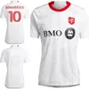 2024 Fußball Toronto FC 28 Raoul Petretta Trikots 9 Ayo Akinola 29 Deandre Kerr 47 Kosi Thompson 24 Lorenzo Insigne 10 Alejandro Pozuelo Fußballtrikot-Kits Weiß