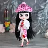 ICY DBS Blyth doll bjd joint body white skin cute Bun face suit 1/6 toy 30cm girl gift anime 240304