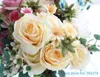 Fleurs décoratives 1 pièces belle fausse fleur artificielle soie Rose Bouquet de mariage décoration de la maison cadeau 5 couleurs disponibles F431