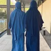 Vêtements ethniques Long Khimar Hijab Foulard Turban pour femme Wrap Overhead Abaya Musulman Prière Écharpe Ramadan Vêtements Islamiques Niqab Hijabs
