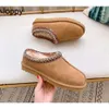 Modischer Tasman-Slipper für Herren und Damen, Mini-Schneestiefel, Schaffell-Plüschfell, warme Stiefel mit Karten-Staubbeutel, weicher, bequemer, lässiger Slipper, schöne Geschenke